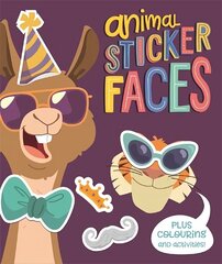 Animal Sticker Faces hind ja info | Väikelaste raamatud | kaup24.ee