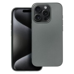 Metallic Чехол для Iphone 15 Pro, серый цена и информация | Чехлы для телефонов | kaup24.ee