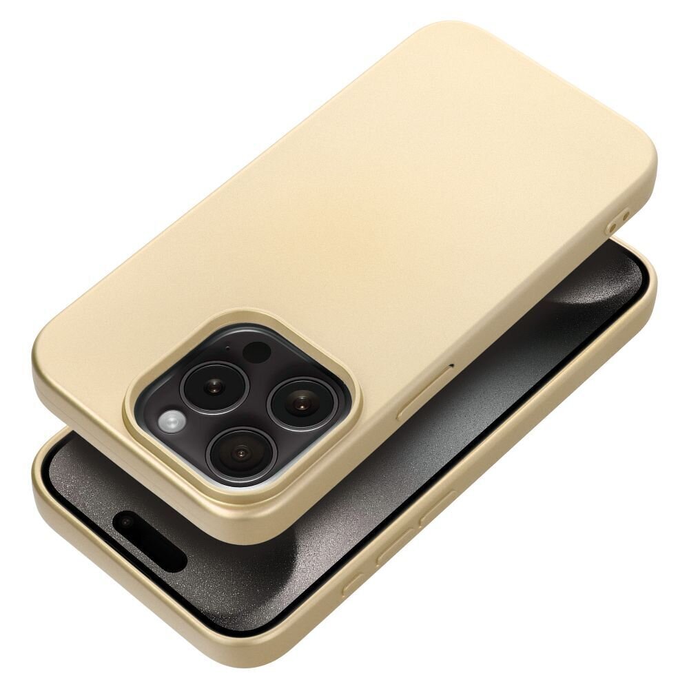Metallic rahakott jaoks Iphone 15 Pro, kullast цена и информация | Telefoni kaaned, ümbrised | kaup24.ee