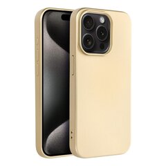 Metallic Чехол для Iphone 15 Pro, золото цена и информация | Чехлы для телефонов | kaup24.ee