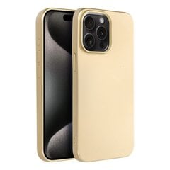 Metallic Чехол для Iphone 15 Pro max, золото цена и информация | Чехлы для телефонов | kaup24.ee