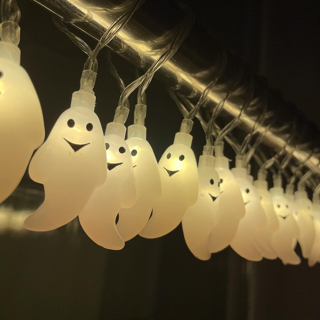 Halloweeni LED-kummituslaternad, 20 tk цена и информация | Jõulutuled | kaup24.ee