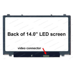 14,0" WXGA, 1600x900, 40 pin., LED, matt, sülearvuti ekraan hind ja info | Komponentide tarvikud | kaup24.ee