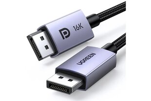 Ugreen DisplayPort 2.1, 1m цена и информация | Кабели и провода | kaup24.ee