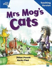 Rigby Star Guided Reading Blue Level: Mrs Mog's Cat Teaching Version hind ja info | Noortekirjandus | kaup24.ee