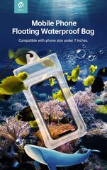 Плавающий водонепроницаемый чехол Devia Waterproof Bag розовый цена и информация | Чехлы для телефонов | kaup24.ee
