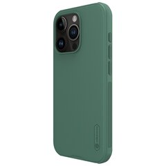 Nillkin Super Frosted PRO Back Cover for Apple iPhone 15 Pro Deep Green  (Without Logo Cutout) цена и информация | Чехлы для телефонов | kaup24.ee