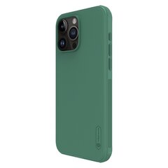 Nillkin Super Frosted PRO Magnetic Back Cover for Apple iPhone 15 Pro Max Deep Green цена и информация | Чехлы для телефонов | kaup24.ee