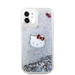 Hello Kitty Liquid Glitter Electroplating Head Logo Case for iPhone 11 Transparent цена и информация | Чехлы для телефонов | kaup24.ee