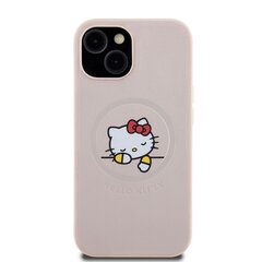 Hello Kitty PU Kitty Asleep Logo MagSafe Case for iPhone 15 Pro Max Pink цена и информация | Чехлы для телефонов | kaup24.ee