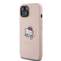 Hello Kitty PU Kitty Asleep Logo MagSafe Case for iPhone 15 Pro Max Pink цена и информация | Чехлы для телефонов | kaup24.ee