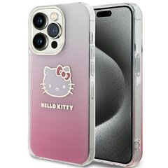 Hello Kitty HKHCP14LHDGKEP iPhone 14 Pro 6.1" różowy|pink hardcase IML Gradient Electrop Kitty Head цена и информация | Чехлы для телефонов | kaup24.ee