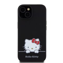 Hello Kitty Liquid Silicone Daydreaming Logo Case for iPhone 13 Black цена и информация | Чехлы для телефонов | kaup24.ee