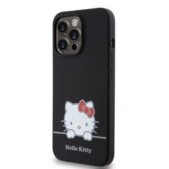 Hello Kitty Liquid Silicone Daydreaming Logo Case for iPhone 15 Pro Black цена и информация | Чехлы для телефонов | kaup24.ee