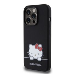 Hello Kitty Liquid Silicone Daydreaming Logo Case for iPhone 13 Black цена и информация | Чехлы для телефонов | kaup24.ee