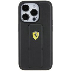 Ferrari FEHCP15SGSPSIK iPhone 15 6.1" czarny|black hardcase Grip Stand Metal Logo цена и информация | Чехлы для телефонов | kaup24.ee