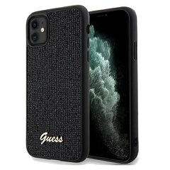 Guess GUHCN61PSFDGSK iPhone 11 | Xr 6.1" czarny|black hardcase Sequin Script Metal цена и информация | Чехлы для телефонов | kaup24.ee