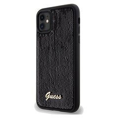 Guess GUHCN61PSFDGSK iPhone 11 | Xr 6.1" czarny|black hardcase Sequin Script Metal цена и информация | Чехлы для телефонов | kaup24.ee