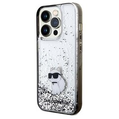 Karl Lagerfeld KLHCP14LLKCNSK iPhone 14 Pro 6.1" transparent hardcase Liquid Glitter Choupette цена и информация | Чехлы для телефонов | kaup24.ee