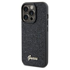 Guess GUHCP13XPMSDGSK iPhone 13 Pro Max 6.7" czarny|black hardcase Disco Metal Script цена и информация | Чехлы для телефонов | kaup24.ee