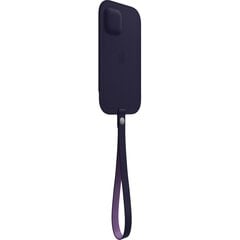 MK0D3FE|A Apple Leather Sleeve MagSafe  Cover for iPhone 12 Pro Max Deep Violet цена и информация | Чехлы для телефонов | kaup24.ee