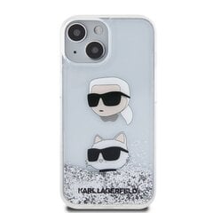 Karl Lagerfeld Liquid Glitter Karl And Choupette Head Case цена и информация | Чехлы для телефонов | kaup24.ee