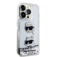 Karl Lagerfeld Liquid Glitter Karl And Choupette Head Case hind ja info | Telefoni kaaned, ümbrised | kaup24.ee