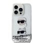 Karl Lagerfeld Liquid Glitter Karl And Choupette Head Case цена и информация | Telefoni kaaned, ümbrised | kaup24.ee