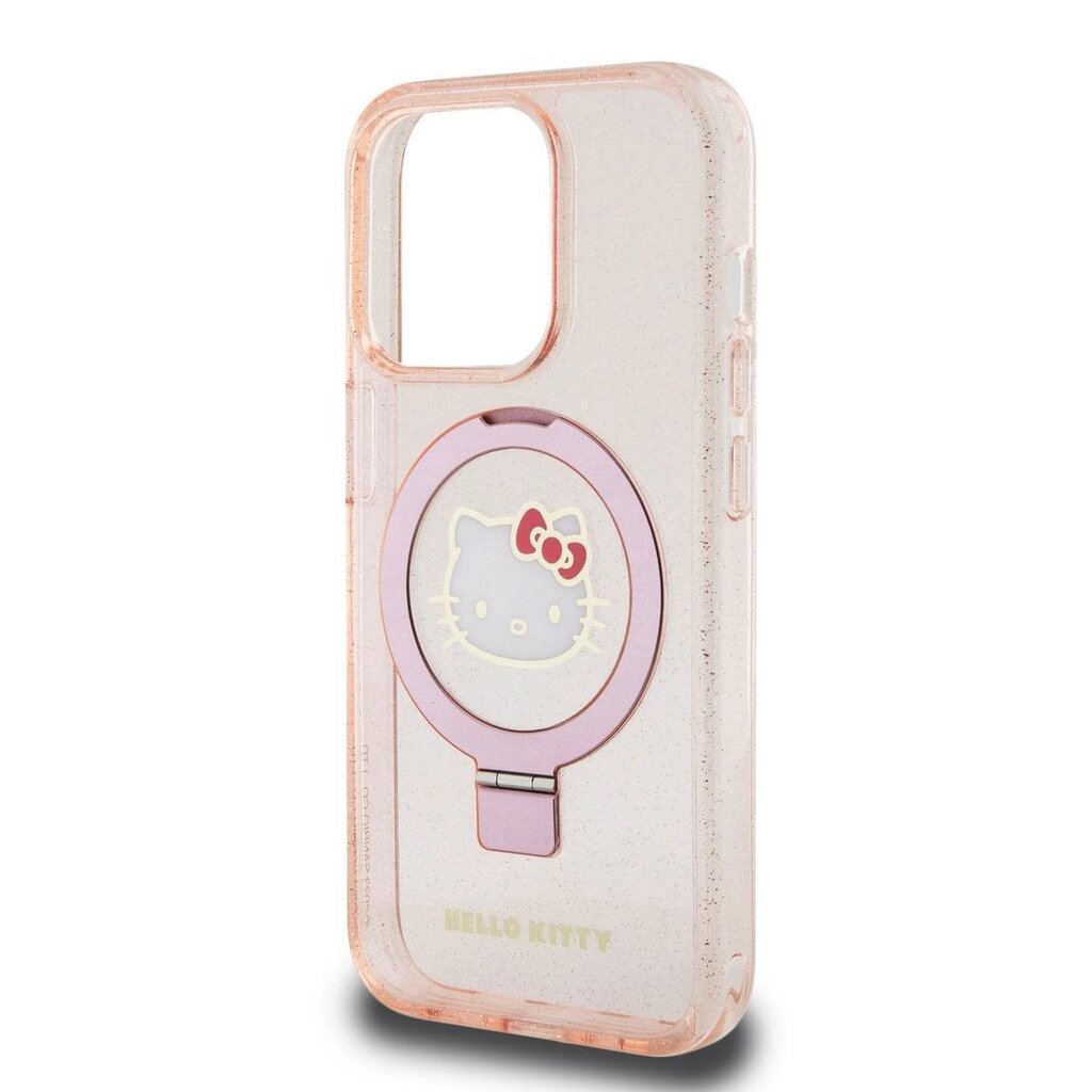 Hello Kitty IML Ringstand Glitter Kitty Head Logo Case цена и информация | Telefoni kaaned, ümbrised | kaup24.ee