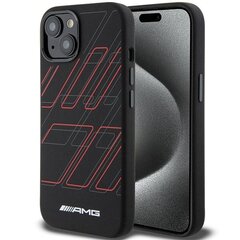 AMG AMHMP15S23SSPK iPhone 15 | 14 | 13 6.1" czarny|black hardcase Silicone Large Rhombuses Pattern MagSafe цена и информация | Чехлы для телефонов | kaup24.ee