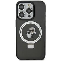 Karl Lagerfeld KLHMN61HMRSKCK iPhone 11 | Xr 6.1" czarny|black hardcase Ring Stand Karl&Choupettte MagSafe цена и информация | Чехлы для телефонов | kaup24.ee