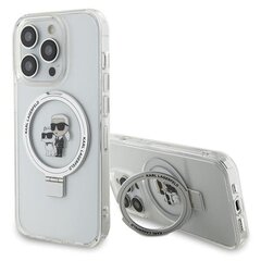 Karl Lagerfeld KLHMP13LHMRSKCH iPhone 13 Pro | 13 6.1" biały|white hardcase Ring Stand Karl&Choupettte MagSafe цена и информация | Чехлы для телефонов | kaup24.ee