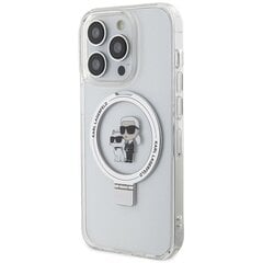 Karl Lagerfeld KLHMP13XHMRSKCH iPhone 13 Pro Max 6.7" biały|white hardcase Ring Stand Karl&Choupettte MagSafe цена и информация | Чехлы для телефонов | kaup24.ee