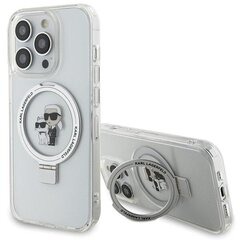 Karl Lagerfeld KLHMP13XHMRSKCH iPhone 13 Pro Max 6.7" biały|white hardcase Ring Stand Karl&Choupettte MagSafe цена и информация | Чехлы для телефонов | kaup24.ee