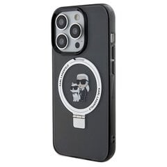 Karl Lagerfeld KLHMP14XHMRSKCK iPhone 14 Pro Max 6.7" czarny|black hardcase Ring Stand Karl&Choupettte MagSafe цена и информация | Чехлы для телефонов | kaup24.ee