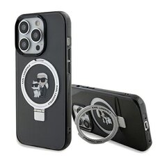 Karl Lagerfeld KLHMP14XHMRSKCK iPhone 14 Pro Max 6.7" czarny|black hardcase Ring Stand Karl&Choupettte MagSafe цена и информация | Чехлы для телефонов | kaup24.ee