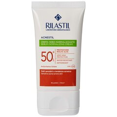 Средство для защиты от солнца для лица Rilastil Sun System Acnestil Pегулирующий выделение кожного сала Spf 50 (40 ml) цена и информация | Кремы для лица | kaup24.ee
