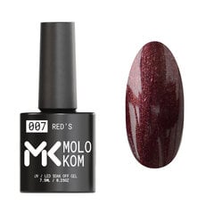 Geellakk Molokom Red’s 5, 7,5ml hind ja info | Küünelakid, küünetugevdajad | kaup24.ee