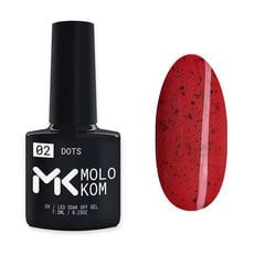 Гель-лак Molokom Dots 2, 7,5мл цена и информация | Лаки для ногтей, укрепители для ногтей | kaup24.ee