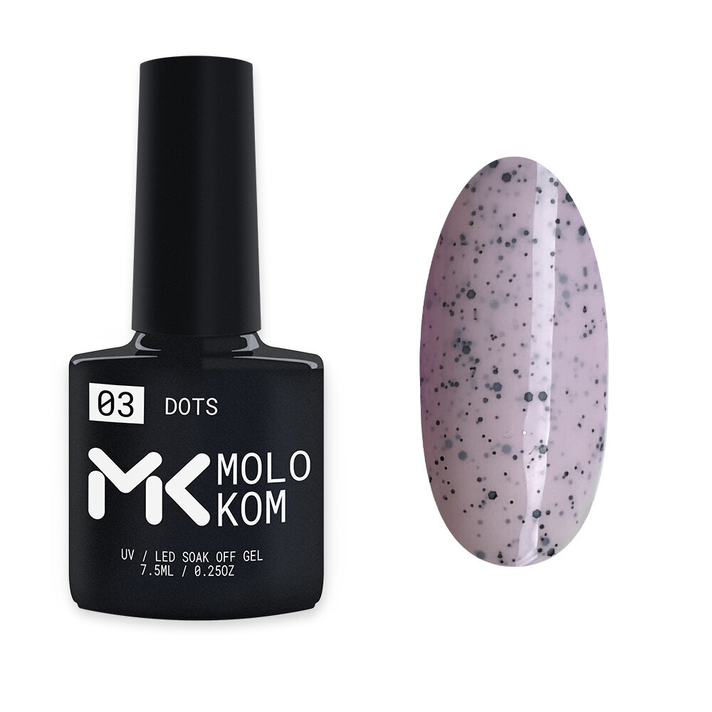 Geellakk Molokom Dots 3, 7,5ml hind ja info | Küünelakid, küünetugevdajad | kaup24.ee