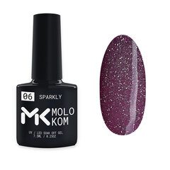 Geellakk Molokom Sparkly 6, 7,5ml hind ja info | Küünelakid, küünetugevdajad | kaup24.ee