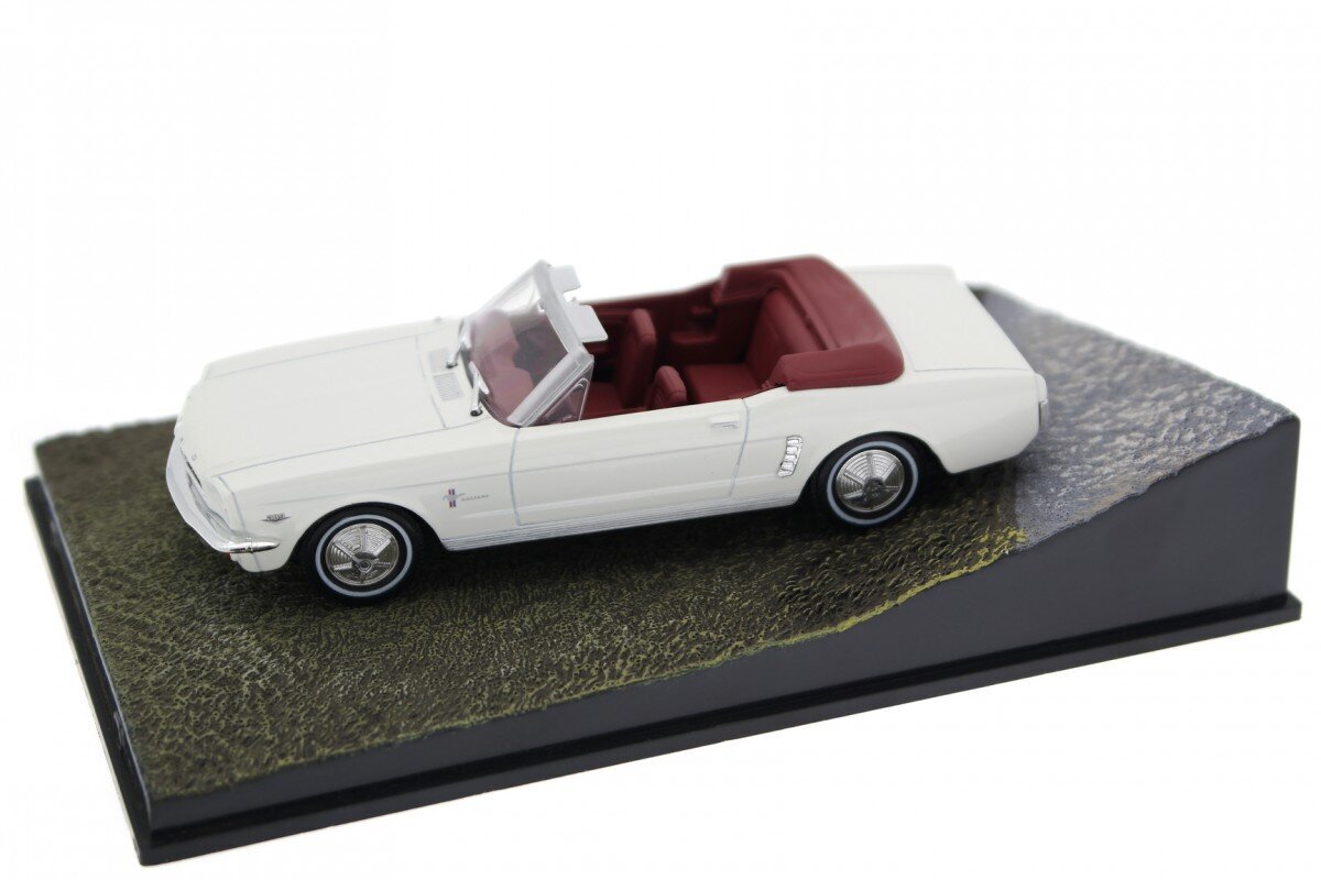 Ford Mustang Cabriolet, Goldfinger 1964, James Bond, 1:43, Atlas hind ja info | Mudelautode kollektsioneerimine | kaup24.ee