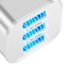 3-portiline USB-keskjaam LED-indikaatoriga hind ja info | USB jagajad, adapterid | kaup24.ee