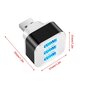 3-portiline USB-keskjaam LED-indikaatoriga, must hind ja info | USB jagajad, adapterid | kaup24.ee