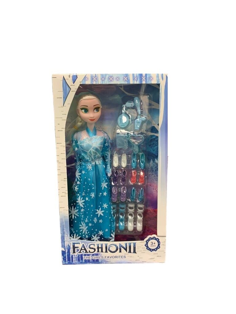 Nukk Fashion Elsa Disney Frozen hind ja info | Tüdrukute mänguasjad | kaup24.ee