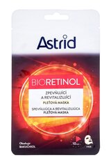 Pinguldav ja elustav näomask Astrid Bioretinol, 20 ml цена и информация | Маски для лица, патчи для глаз | kaup24.ee