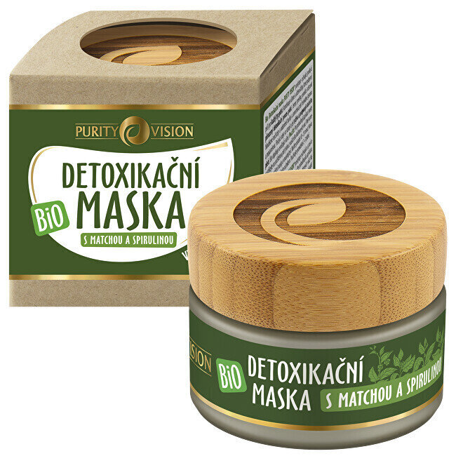 Näomask matcha ja spirulinaga Bio Detox, 40 ml hind ja info | Näomaskid, silmamaskid | kaup24.ee