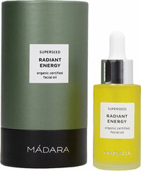 Näoõli Madara Superseed Radiant Energy Organic Certified Facial Oil, 30 ml цена и информация | Сыворотки для лица, масла | kaup24.ee