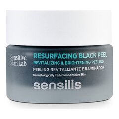 Näokoorija Sensilis Resurfacing Black Peeling näohooldus, 50g hind ja info | Näopuhastusvahendid | kaup24.ee