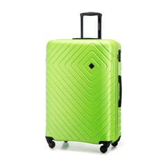 Большой чемодан Wittchen, L, лайм цена и информация | Чемоданы, дорожные сумки | kaup24.ee